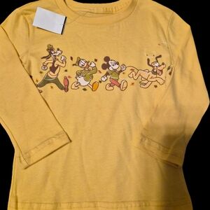 Disney Kids Long Sleeve Shirt in Cheerful Yellow